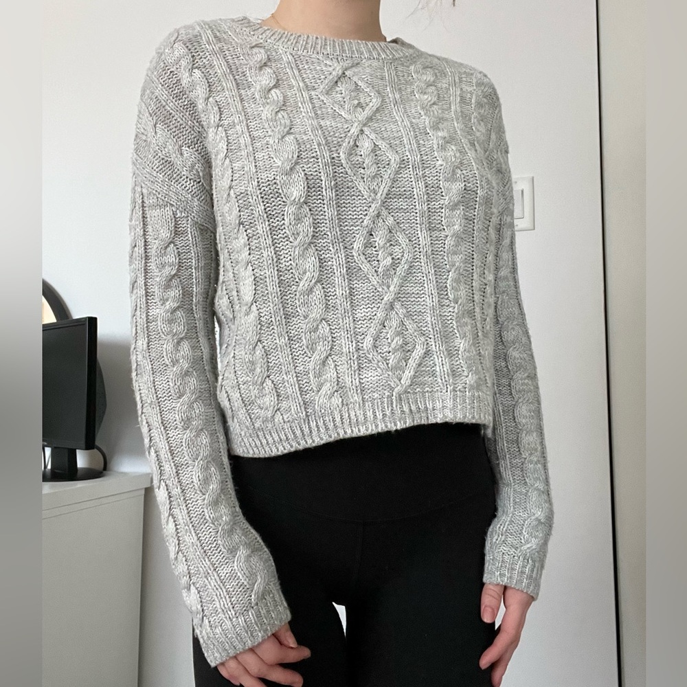 Grey Garage Knit Sweater